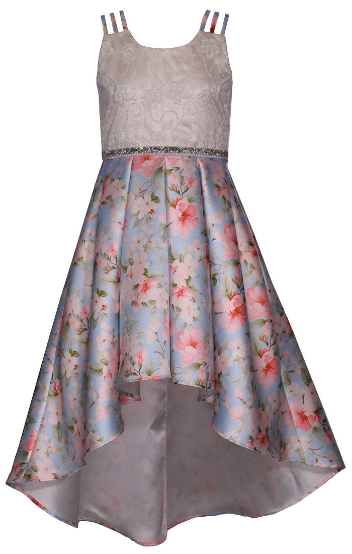 Floral High Low Dress