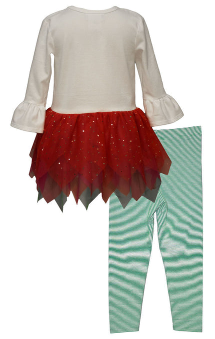 Reindeer Tutu Long Sleeve and Leggings
