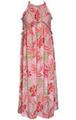 Pink Chiffon Maxi Dress