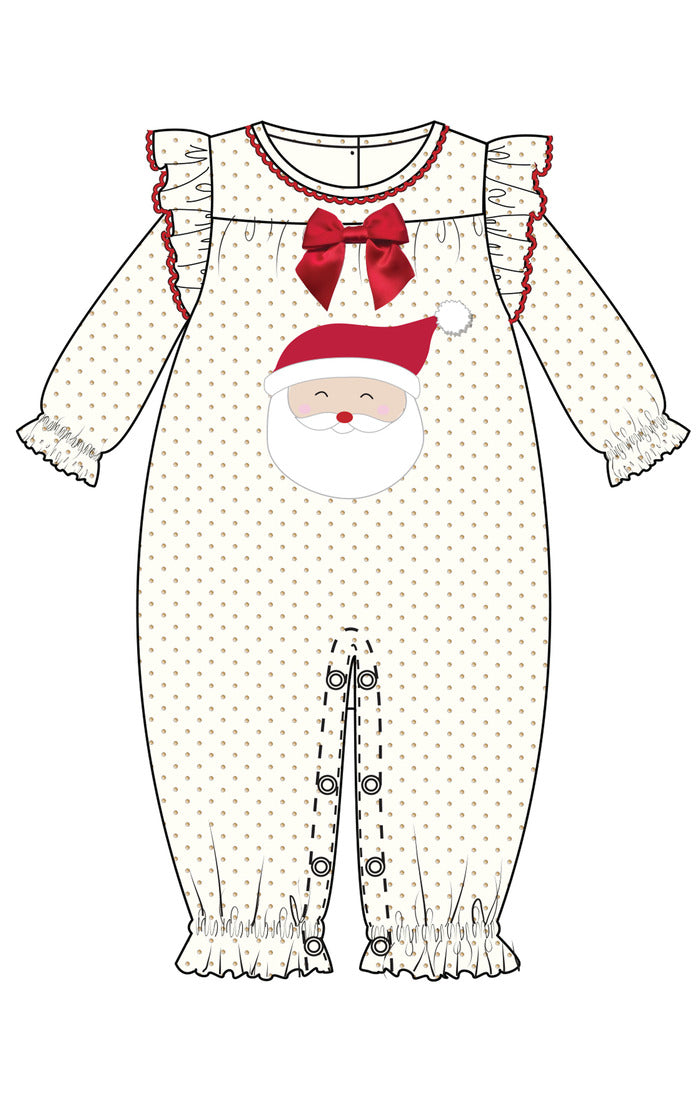 Santa Applique Coverall