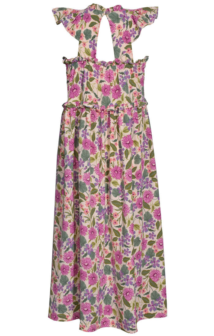 Floral Maxi Dress and Bag