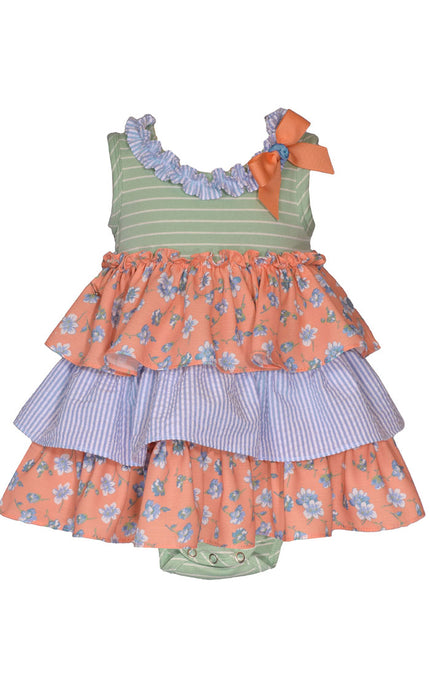 Tiered Chiffon Bubble Dress