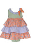 Tiered Chiffon Bubble Dress