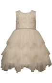 Gold Hanky Hem Dress