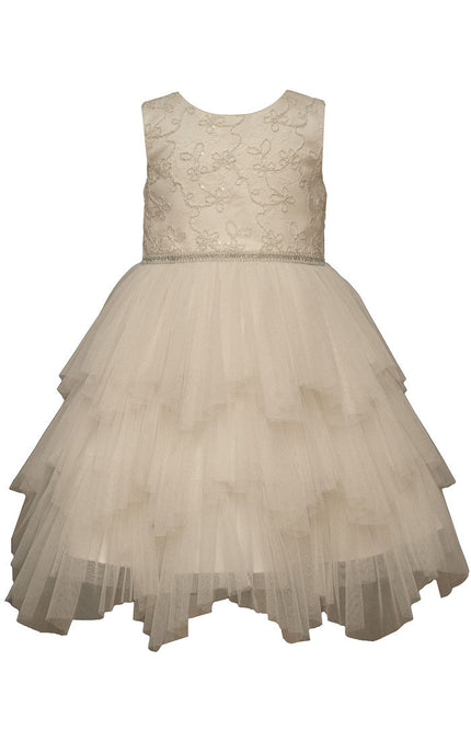 Gold Hanky Hem Dress