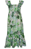Green Palms Maxi Dress