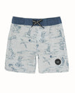 Cloudy Sky Scallop Boardshorts
