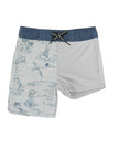Cloudy Sky Scallop Boardshorts