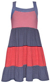 Tiered Stripe Dress