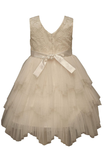 Gold Hanky Hem Dress