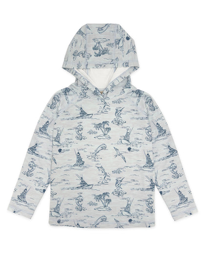 White Reel Deal Tech Hoody