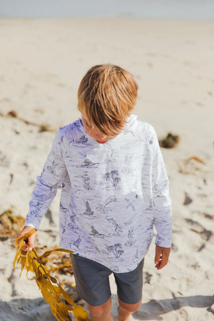 White Reel Deal Tech Hoody