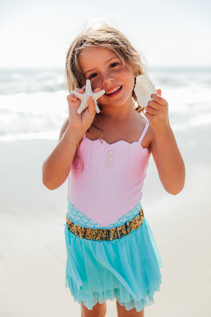 Pop Pink Sea Star One-Piece