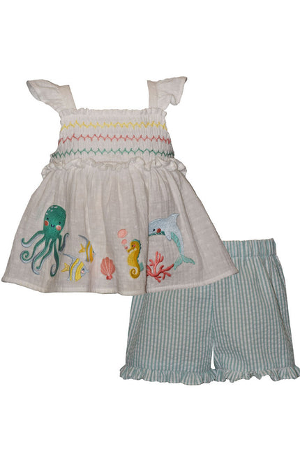 Sea Creature Shorts Set