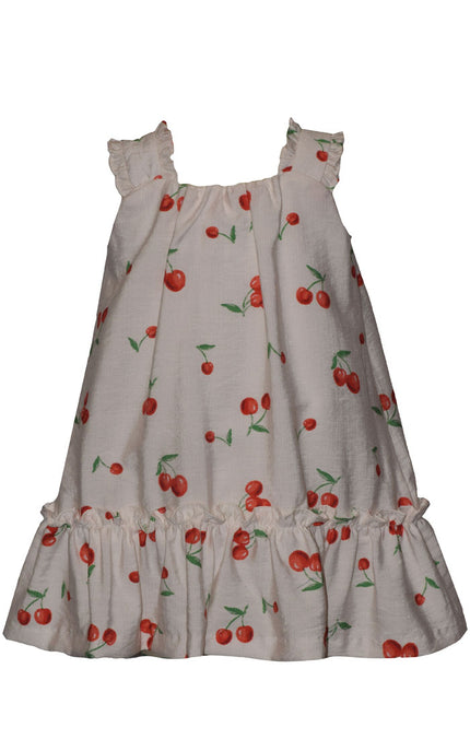 Cherry Dress and Headband Set