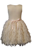 Taupe Tinsel Dirndl Dress