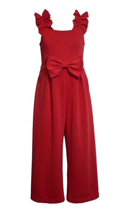 Red Bow Jumpsuit