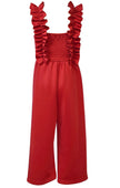 Red Bow Jumpsuit