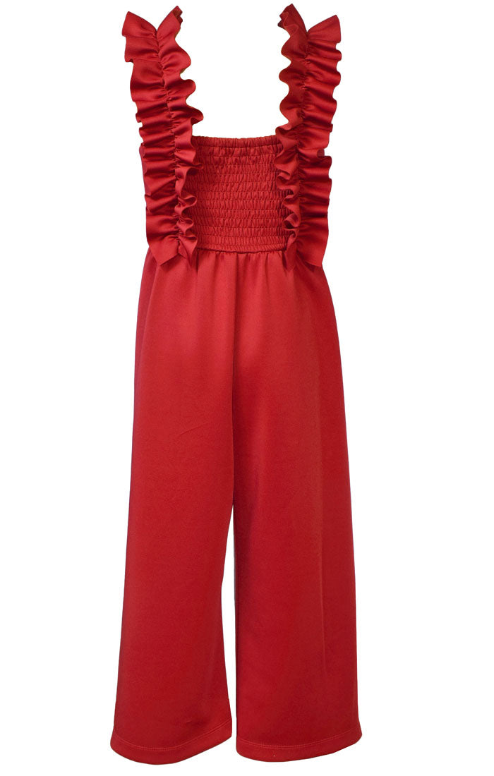 Red Bow Jumpsuit
