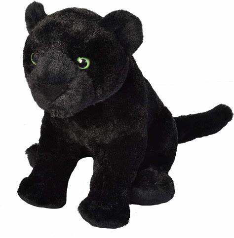 Jaguar Black Plush Stuffy Stuffed Animal