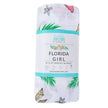 Pink Florida Swaddle Blanket