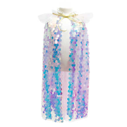 Shimmering Mermaid Sequined Party Cape
