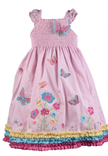 Butterfly Embroidered Appliqué Dress