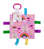 Crinkle Tag Square Toy-Unicorn Hearts