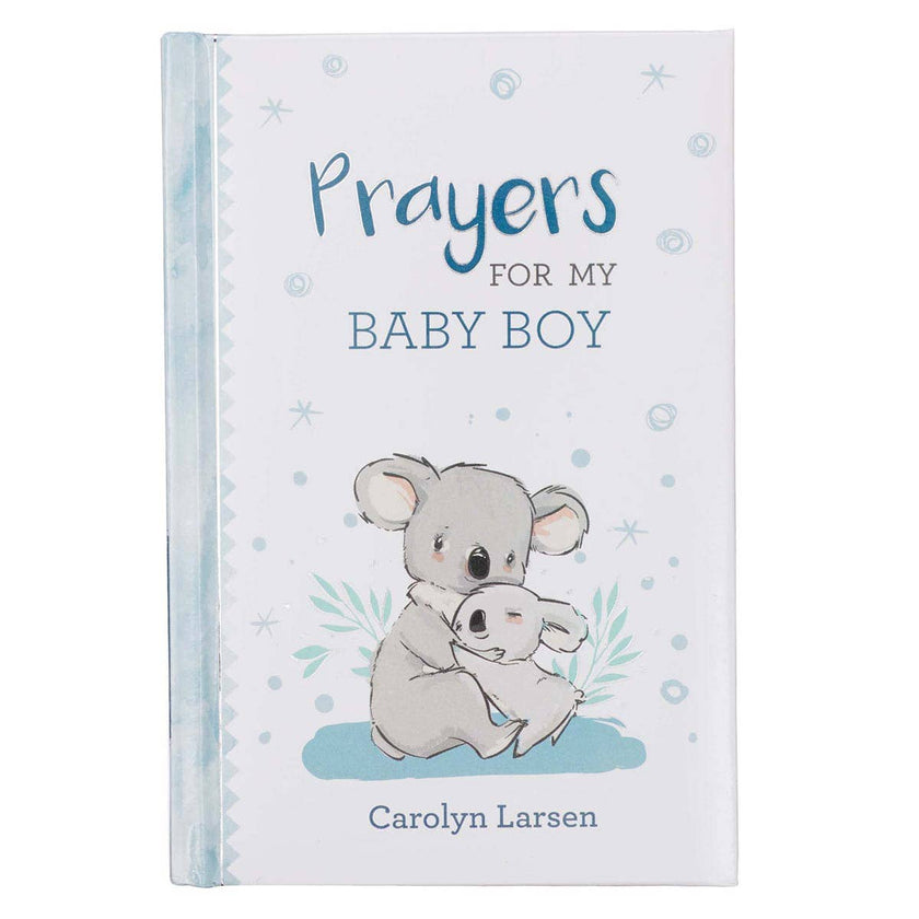 Prayers for my Baby Boy&nbsp;is a collection of more than 40 beautiful and comforting prayers to guide mothers as they rest their precious baby boy's life in the loving hands of God. Prayers for My Baby Boy&nbsp;features prayers for moms to pray over their baby boys. The prayers and Scripture promises in Prayers for My Baby Boy&nbsp;will guide moms in covering their baby boy with God's faithful promises, protection, and blessing. 96 full-color pages filled with adorable animal designs will warm any new moth