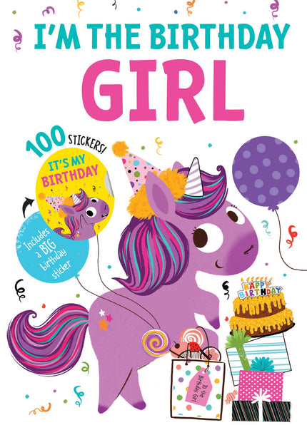 I'm The Birthday Girl Hardcover Book
