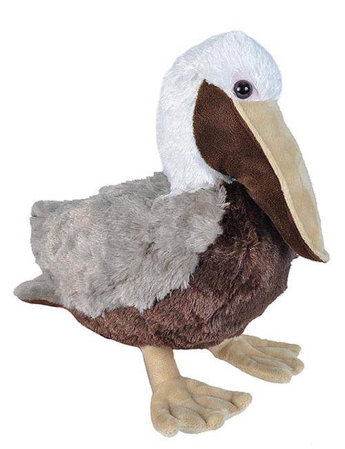 Brown Pelican Stuffed Animal - 12