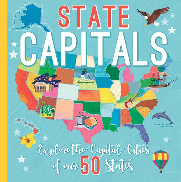 State Capitals Hardcover Book