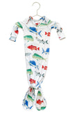 Fish Newborn Bamboo Knotted Gown