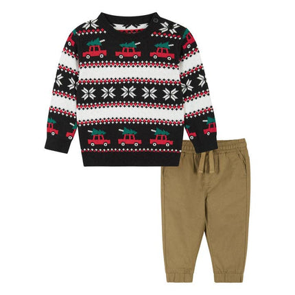 Holiday Sweater W/ Joggers Set