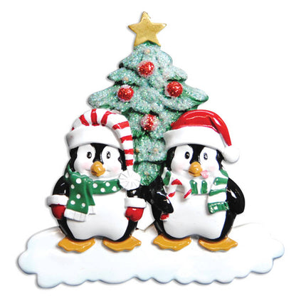 Winter Penguin Family Ornament (2-9)