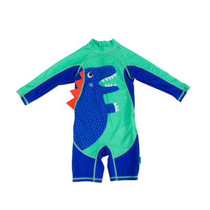 Baby Rashguard One Piece Swimsuit - Devin the Dino
