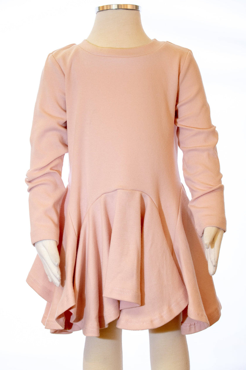 Pink Layered Skater Dress FT0078