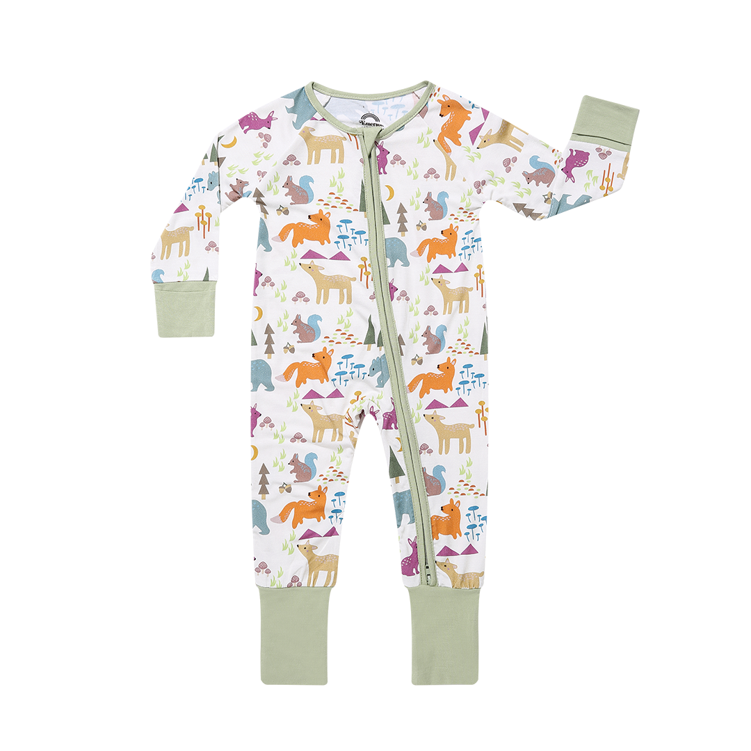 Forest Friends Bamboo Pajamas Baby Pajamas Baby Clothes