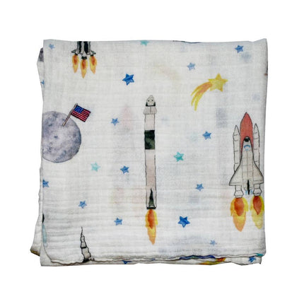 Space Muslin Bamboo Swaddle