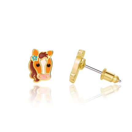 Pretty Pony Children's Stud Earrings