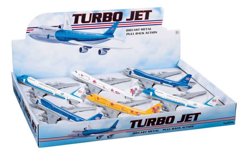 Die Cast Pull Back Turbo Jets