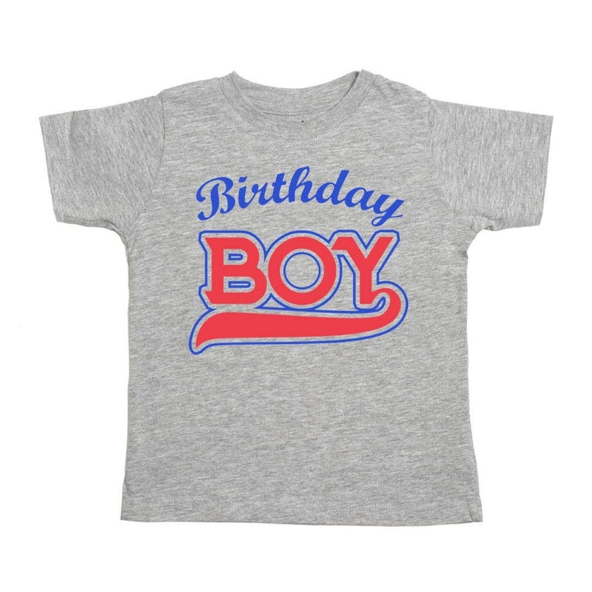 Birthday Boy Baseball Short Sleeve Shirt-Boys Birthday Shirt
