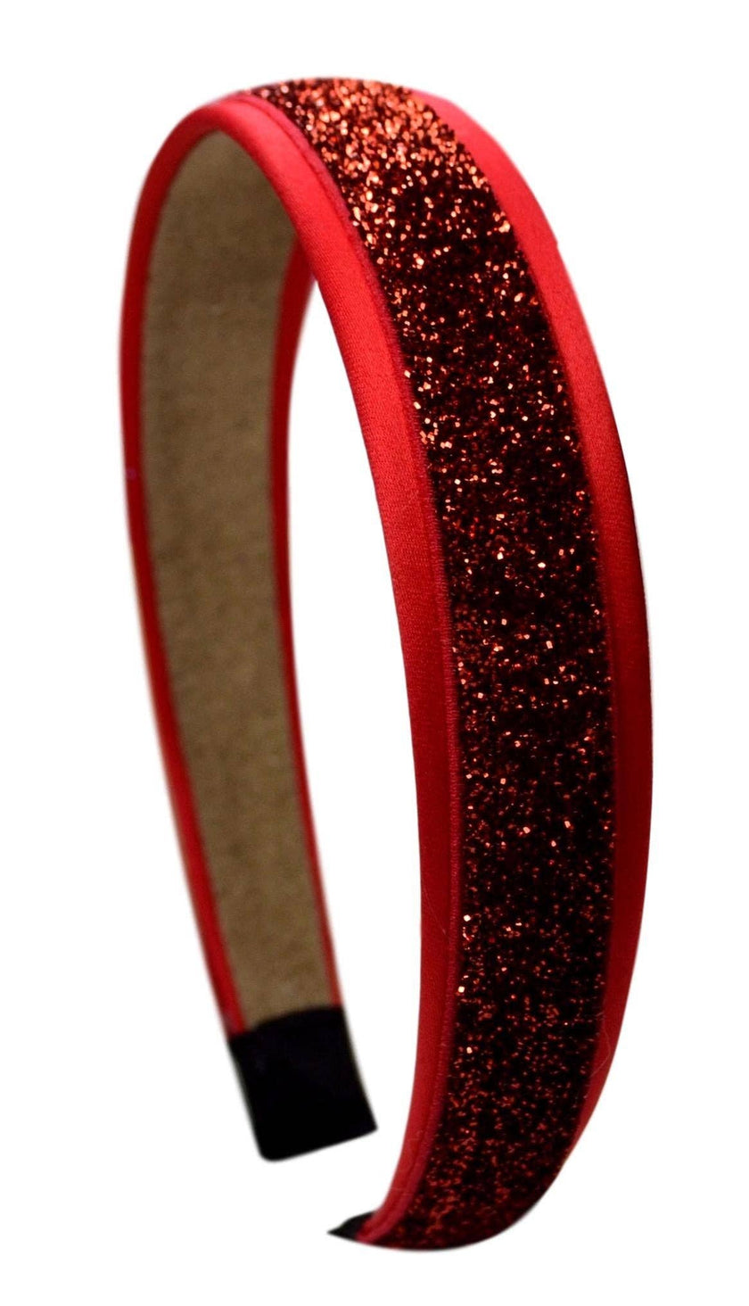Satin Glitter Sparkle Arch Girls Headband - Assorted