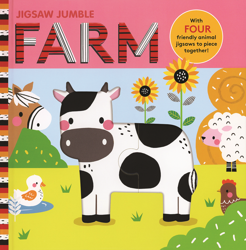 Jigsaw Jumble, Farm Puzzle Board Book