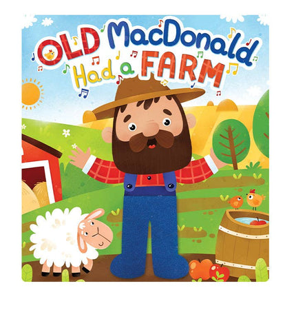 Old MacDonald Had a Farm - Children's Sensory Board Book with Multiple Touch and Feel Felt Legs and More