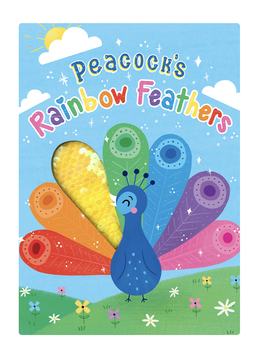 Peacock's Rainbow Feathers Book