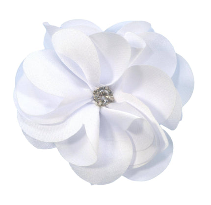 Ruby Satin Flower Hair Clip- Assorted