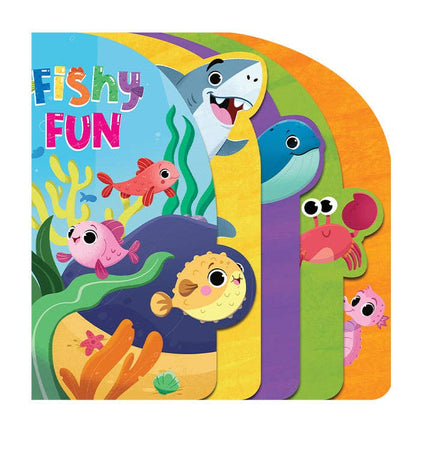 Fishy Fun - Children's Board Book with Shaped Animal Tabs