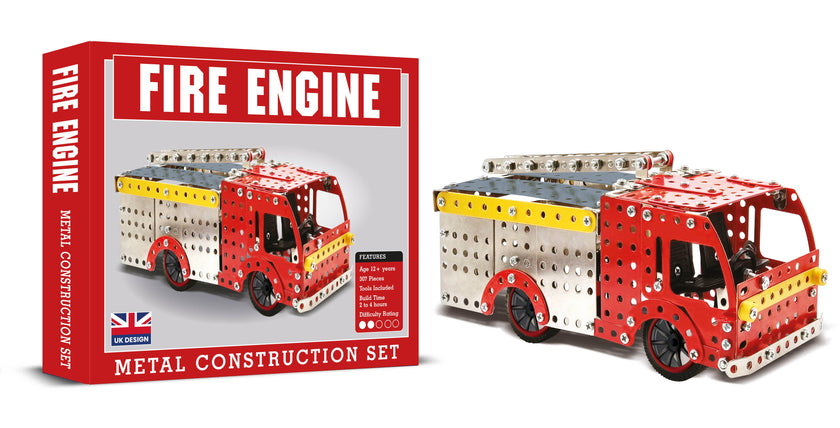 Fire Engine Metal Construction Kit
