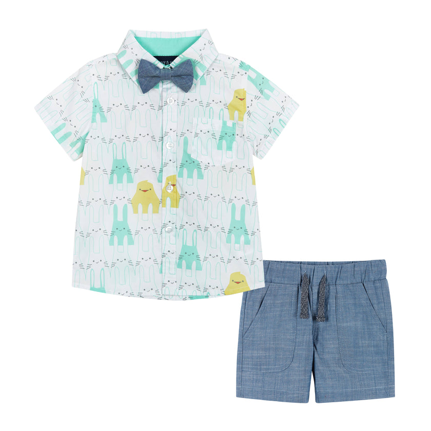 Poplin Buttondown Set